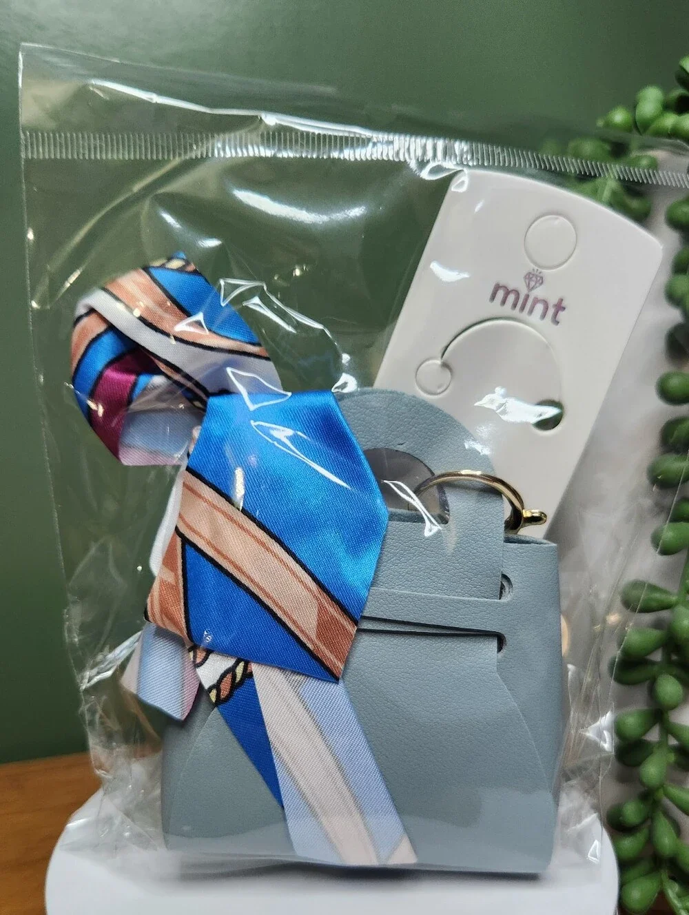 Bag Charm-Pouch With Scarf Bow Attached NEW, CHOOSE COLOR, 🦋PRICE IS FOR ONE🦋